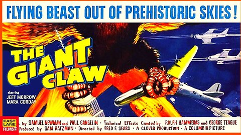 The Giant Claw (1957 Full Movie) [COLORIZED] | Sci-Fi/Horror