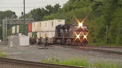 Norfolk Southern Intermodal Train Power from Berea, Ohio August 12, 2023