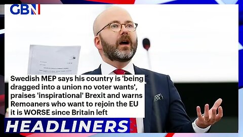 The case for Swexit: Swedish MEP says his country is 'being dragged into a union no voter wants' 🗞