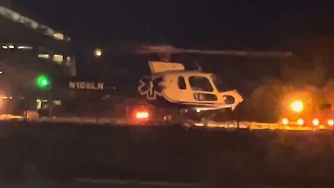 Helicopter at the hospital