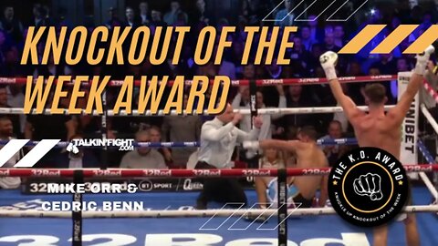 Knuckle Up Knockout f the Week Winnwer: Willy Hutchinson's 4th Round KO of Ezequiel Osvaldo Maderna
