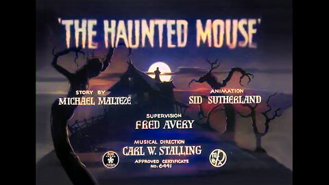 The Haunted Mouse | Tex Avery | Looney Tunes | Colorized!