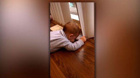 Adorable Baby Blows Raspberries