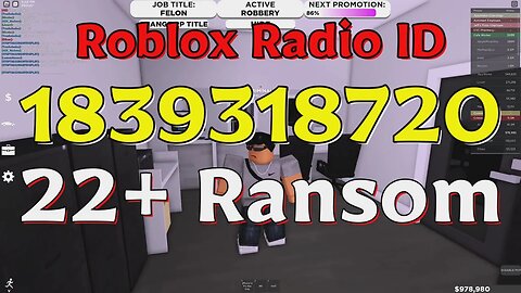 Ransom Roblox Radio Codes/IDs