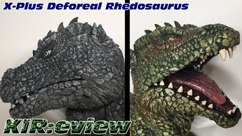 KIR:eview #58 - X-Plus Deforeal Rhedosaurus (Color and B&W versions)
