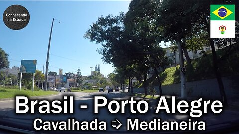 🚗 🌞 Dirigindo por Porto Alegre, bairros Cavalhada ➡️ Medianeira.