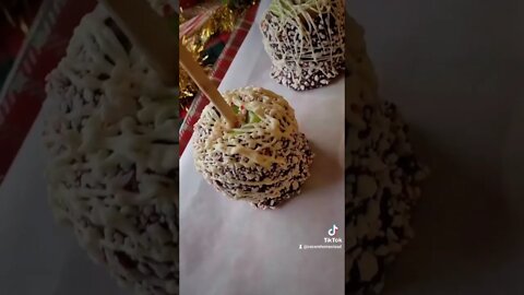 Candy Cane Apples