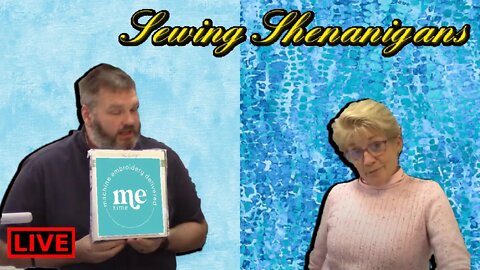 Becky opens Her Kimberbell ME Time Box! Sewing Shenanigans Live With Becky & Brent