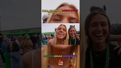 Mardi Gras Weekend Recap 2023 [ Full Video In Description ] #shorts