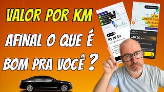 VALOR POR KM NOS APLICATIVOS | Como ter Lucro Líquido na Uber, 99Pop e InDrive