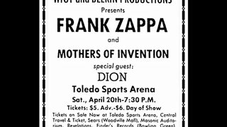 Frank Zappa & the Mothers - May 20, 1974, Toledo Sports Arena