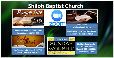 Shiloh Baptist Church of Greensboro, NC October 3, 2021