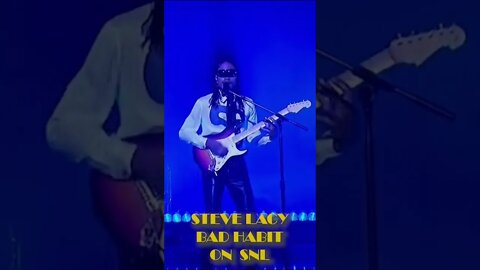 STEVE LACY BAD HABIT LIVE ON SNL