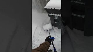 Clearing 1ft deep SNOW?