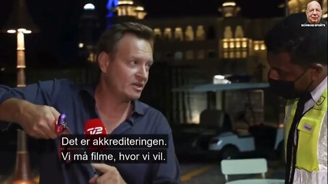 Deense Media wordt staande gehouden in Qatar en gesommeerd te stoppen met live-uitzending.