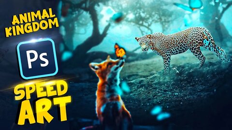 ANIMAL KINGDOM - HOW TO CREATE A FANTASY ART IN PHOTOSHOP. #photoshop #mrhires #krampahwilson #NO1