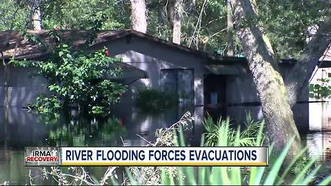 River flooding forces evacuations