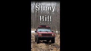 Jeep Cherokee XJ - Slippery Little Hill - #shorts
