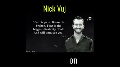 Nick Vujicic Motivational Speech #shorts