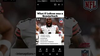 WHAT IF LEBRON WAS A QUARTERBACK?