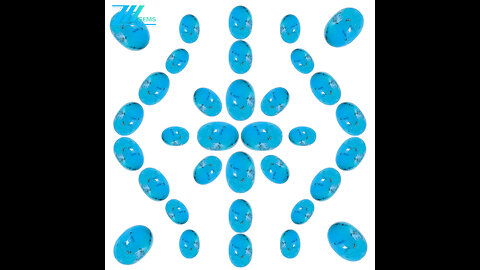 5mm*7mm Natural turquoise loose beads high quality Genuine turquoise cabochon Jewelry Design 05