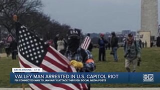 Valley man arrested in U.S. Capitol riot