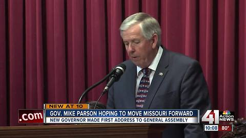 New Gov. Parson: 'Time for a fresh start' in MO