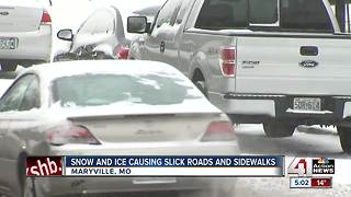 Northwest Missouri residents see more snow than ice