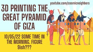 3D Printing The Great Pyramid Of Giza