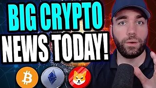 This Will ROCK The Crypto Market! Latest Crypto News Today!