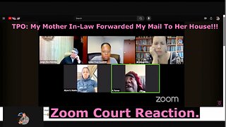 My Mother In-Law had my mail forwarded to her house Reaction video. Zoom Court TPO