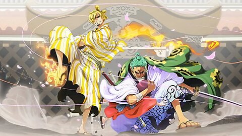 SANJI BATTLES WITH ZORO