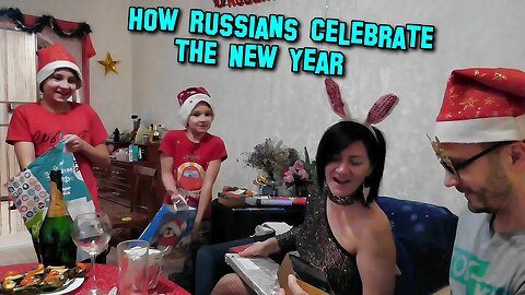 New Year's Eve in an ordinary Russian family