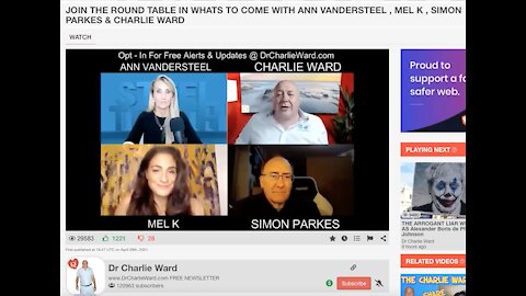 Round Table in what's to come with Ann Vandersteel, Mel K, Simon Parkes and Charlie Ward 4-29-21