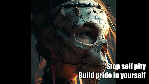 Stop the pity. Build pride in yourself