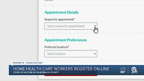 Home health care workers can now register online for COVID-19 vaccine