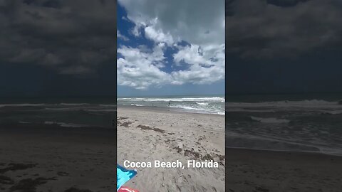 The beach of Cocoa Beach, Florida. #beach #florida #ocean #oceanwaves #travel #cocoabeach