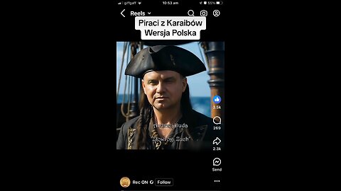 AI : Pirates of Caribbean : polish president Duda, Tusk etc