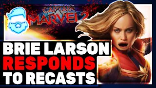 Brie Larson RESPONDS To FIRING Rumor & Captain Marvel 2 Director Nia DaCosta BLASTS Marvel
