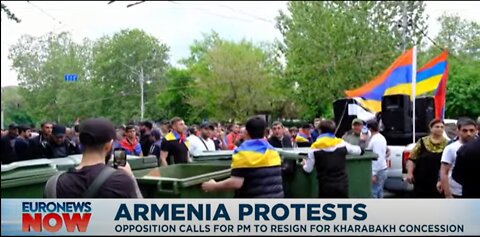 Dozens of people detained at anti-government demonstration in Armenia