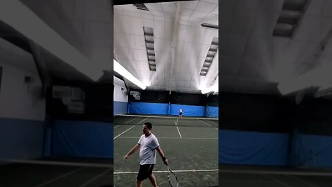 good tennis shot vs good tennis shot #shorts #shortvideo #tennis #sports #funny