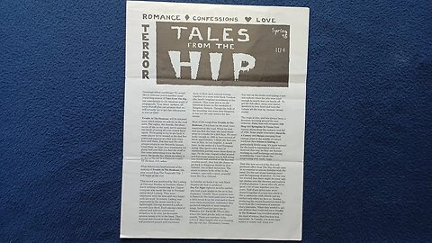 MEDIA REVIEW: the tragically hip, tales from the hip, Spring 96 Newsletter. Canadian rock band 1996