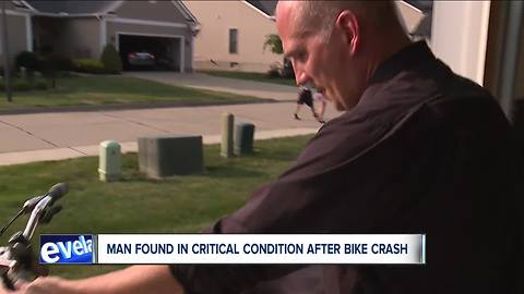 Akron bicyclist seriously injured in accident but victim's family doesn't know how crash happened