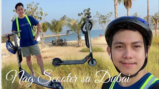 NAG PUNTA SA BEACH USING SCOOTER