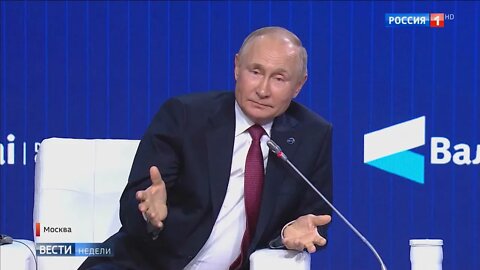 Putin rozpráva vtip o protiruských sankciách 😁 31.10.2022