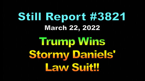 Trump Wins Stormy Daniels Case, 3821