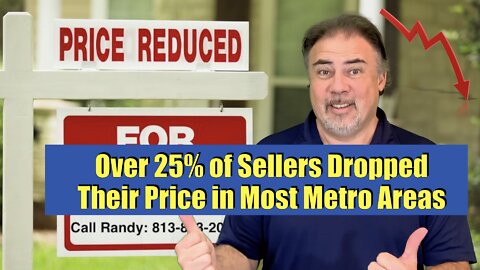 Housing Bubble 2.0 - 25% of Sellers Dropped Prices in Most Metros - FED Raises 75 BPS - Case Shiller