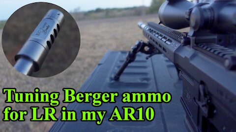 Tuning my Berger factory ammo for my AR-10 6.5 Creedmoor