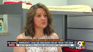 NKY shelter expands hours to serve homeless during heavy rains