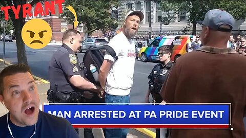 Street Preacher ARRESTED by 'Tyrant’ Cop during Pride Rally